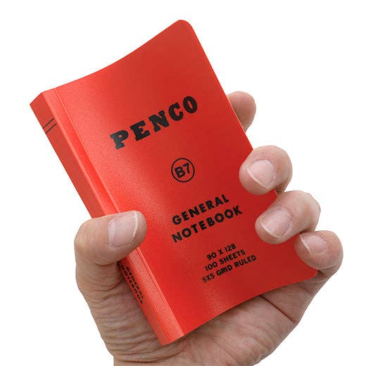 Soft PP Notebook - B7 - Grid 3.5x5"