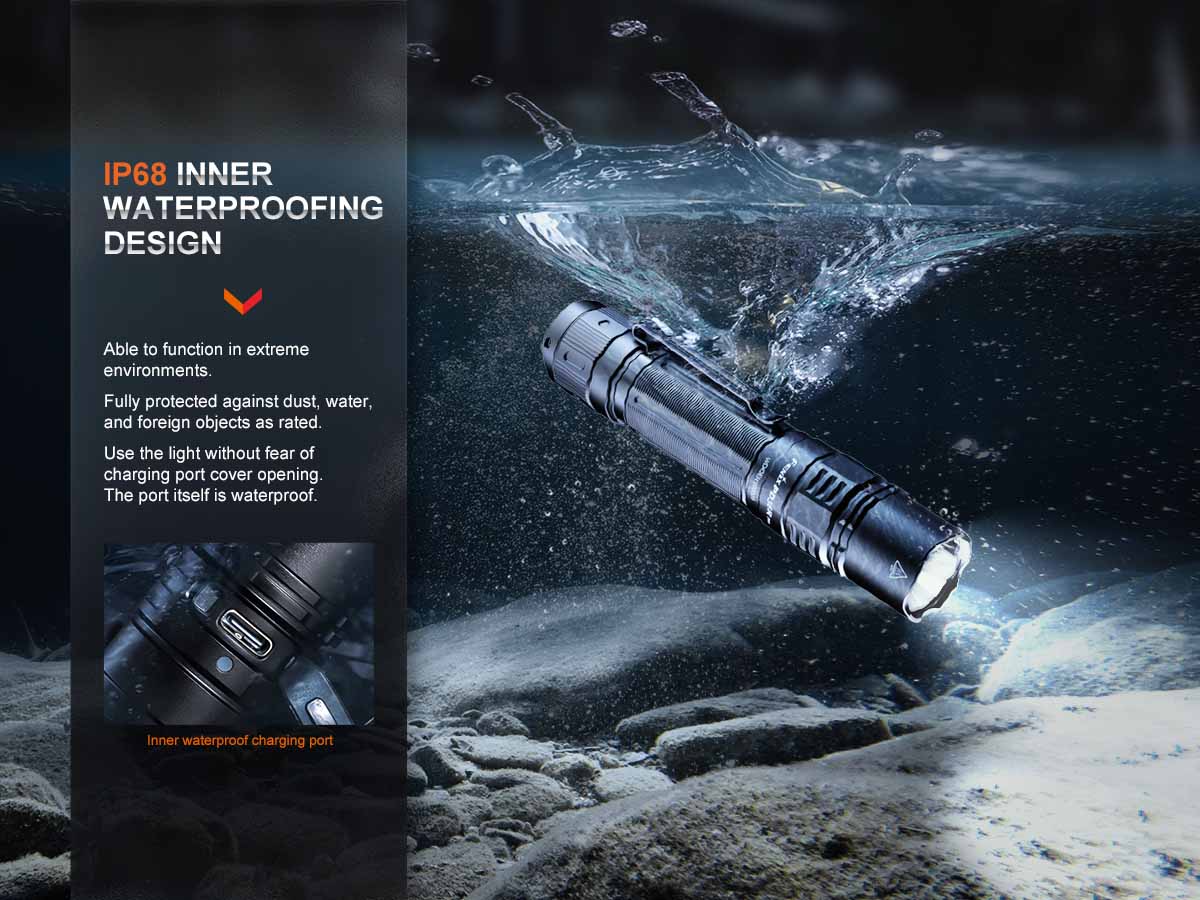 PD36R Pro - 2800 Lumens - Rechargeable LED Flashlight