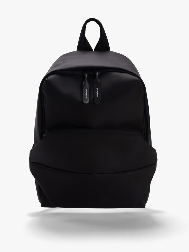 Black sleek backpack sale