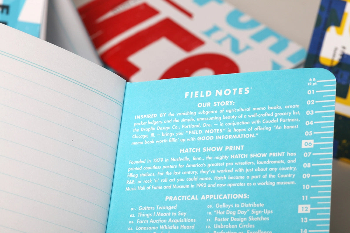 Field Notes - Hatch Show Print 3-Pack