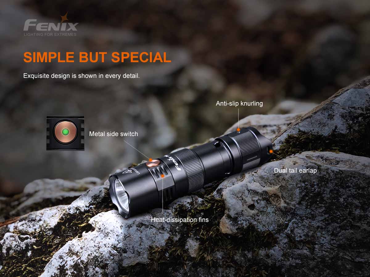 PD25R - 800 Lumens - Rechargeable LED Flashlight
