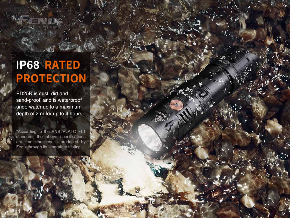 PD25R - 800 Lumens - Rechargeable LED Flashlight