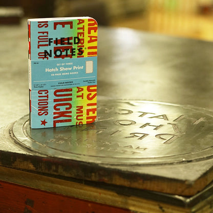 Field Notes - Hatch Show Print 3-Pack