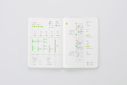 Editor's Series 365 Days Notebook - A5 - Grid