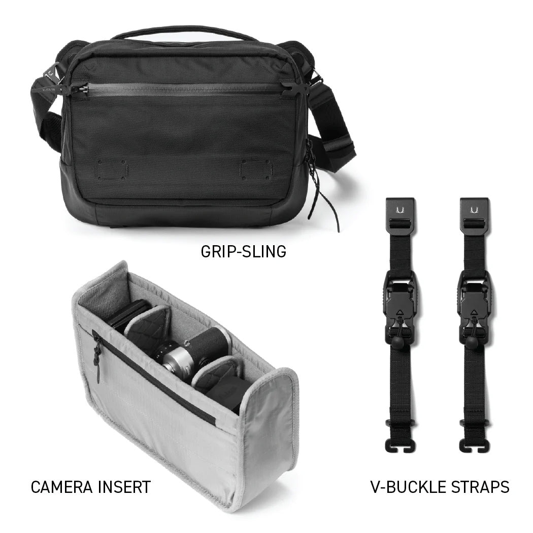 Grip Sling Camera Kit - Jet Black / Black