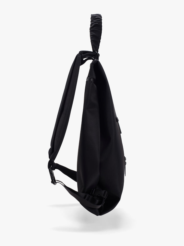 Dala Sleek Nylon Black Backpack