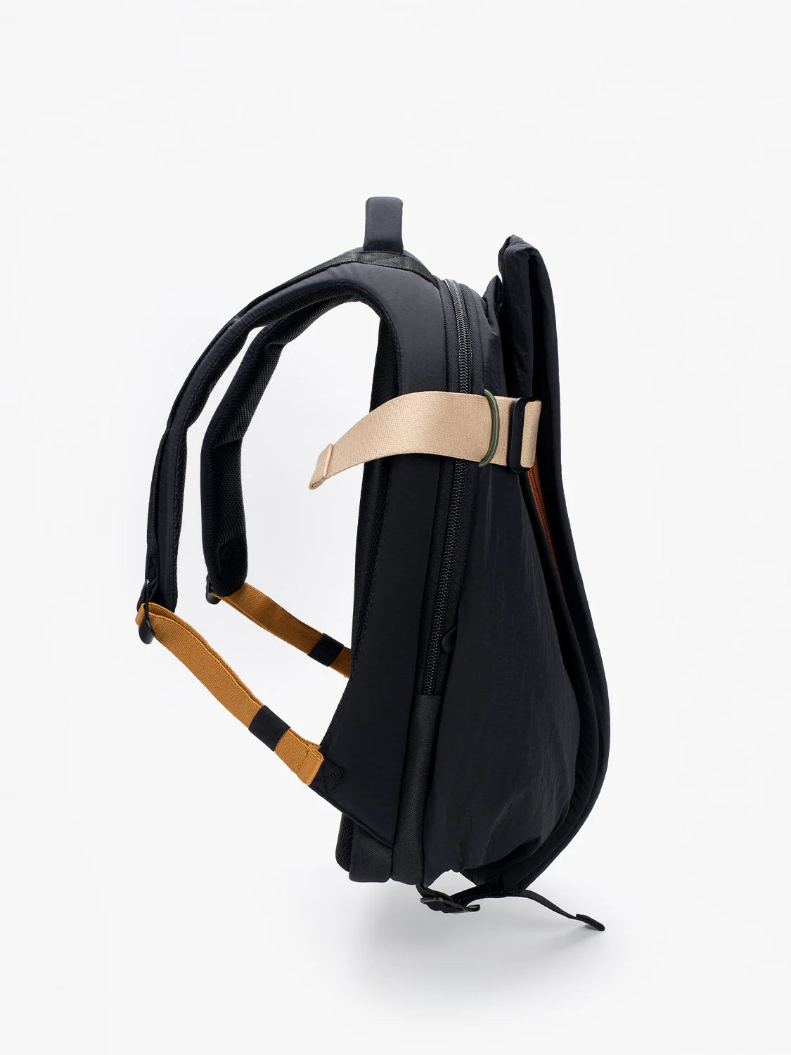 Isar M Smooth Black Colour Accent Backpack