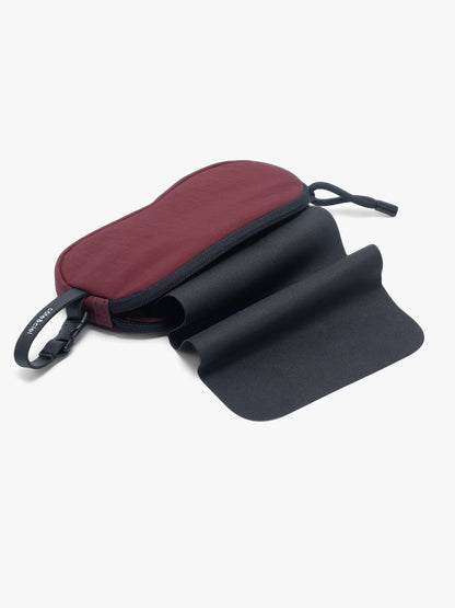 Eyewear Pouch Smooth Burgundy