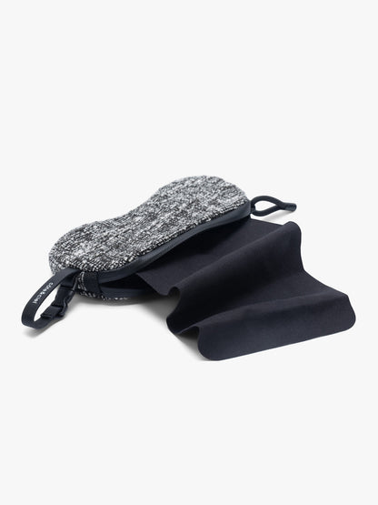 Eyewear Pouch Tweed Black & Cream