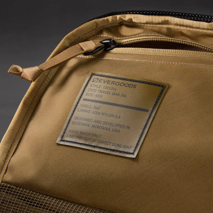 Evergoods - Civic Travel Bag Backpack - 20L - X-PAC – Rove Goods Evergoods - Civic Travel Bag Backpack - 20L - X-PAC – Rove Goods