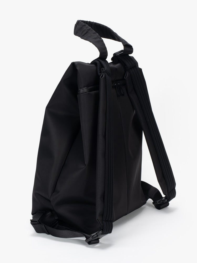 Dala Sleek Nylon Black Backpack