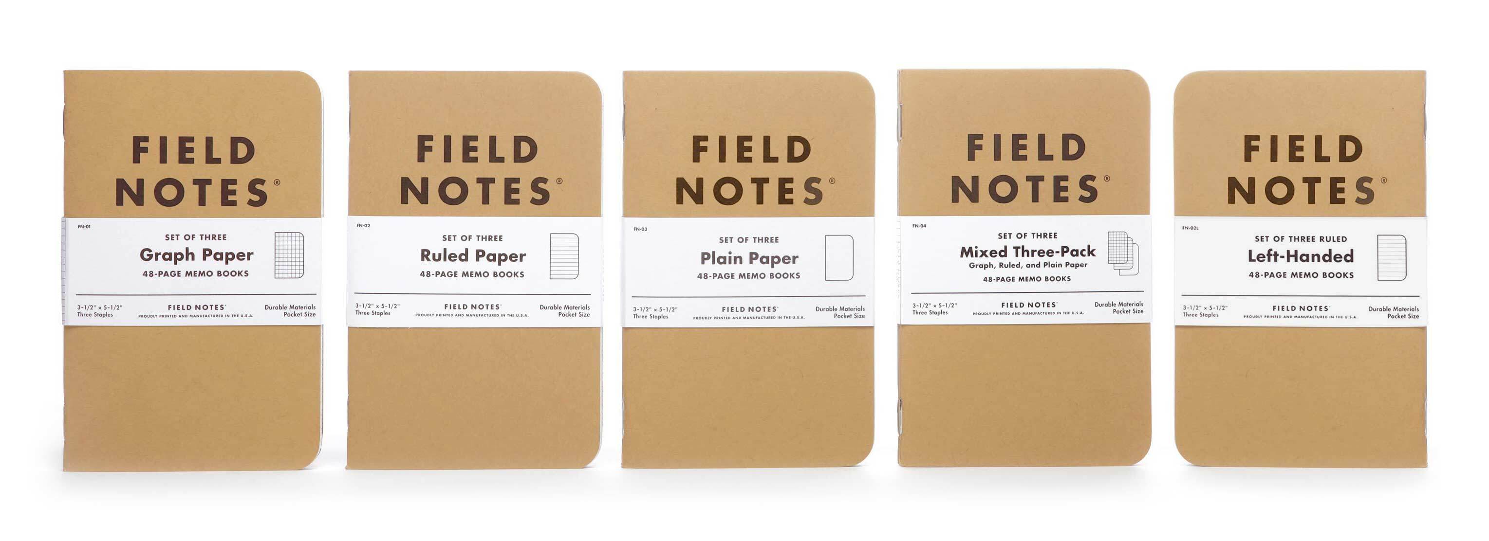 Field Notes - Original Kraft 3-Pack