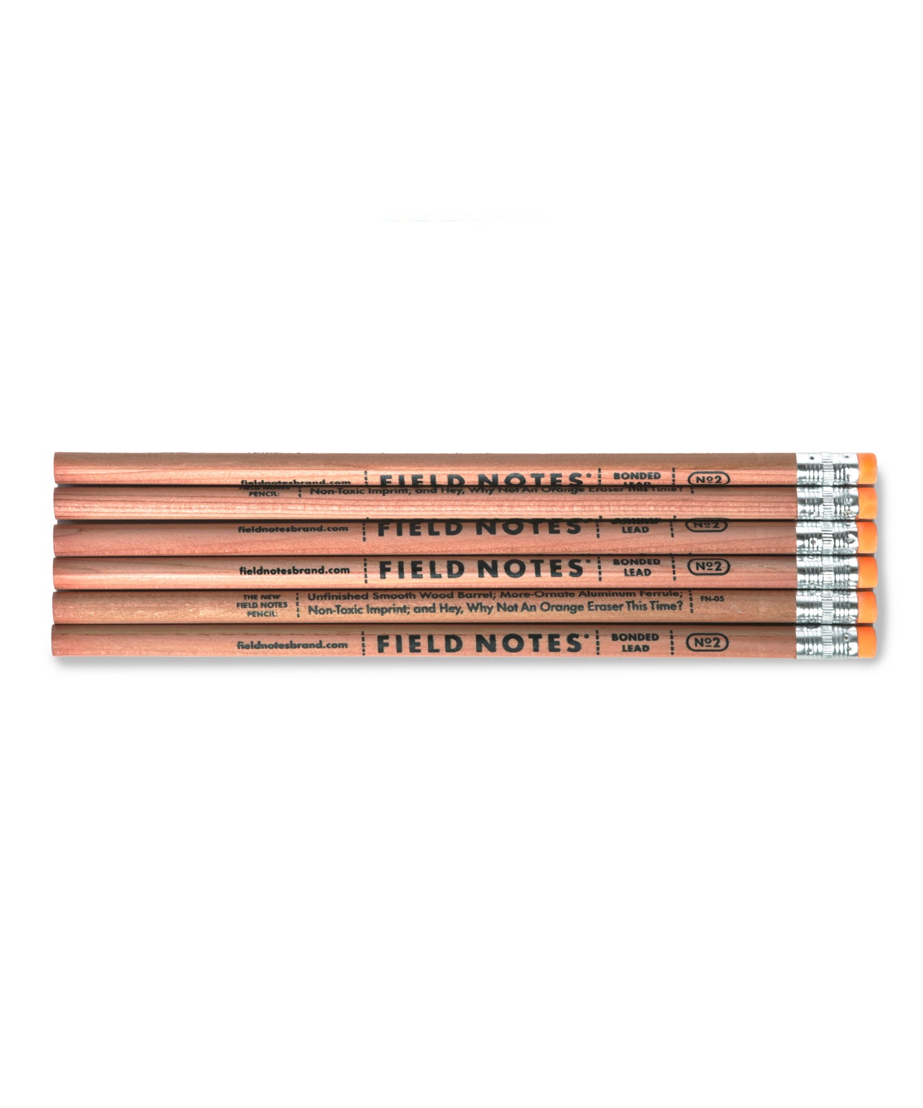 Field Notes - No. 2 Woodgrain Pencil 6-Pack