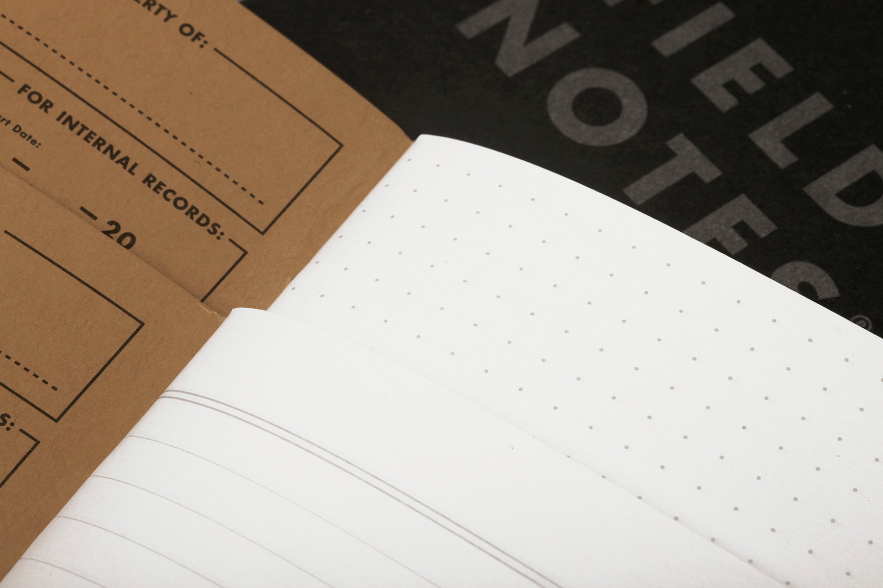 Field Notes - Pitch Black Memo Book 3-Pack