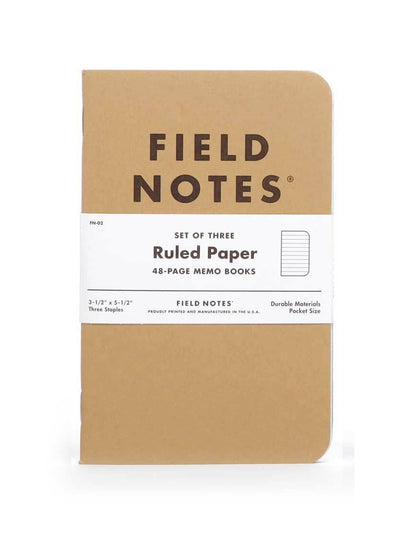 Field Notes - Original Kraft 3-Pack