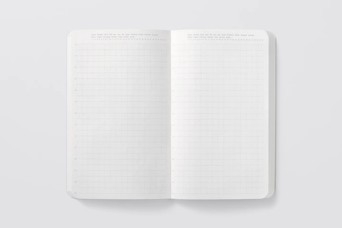 365 Day Notebook - A6 Slim - Grid
