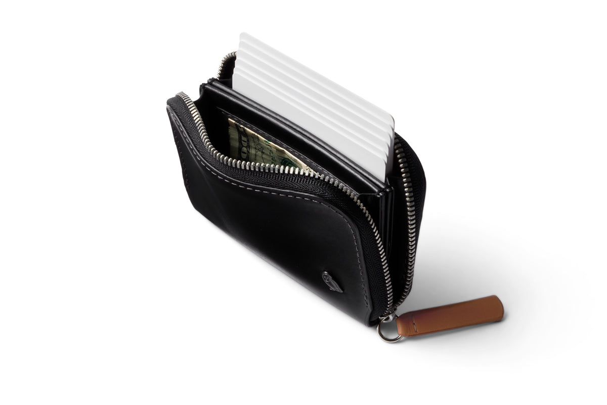 bellroy Folio Miniブラックレザーケース Bellroy - Folio Mini - Wallet - Card holder – Rove Goods