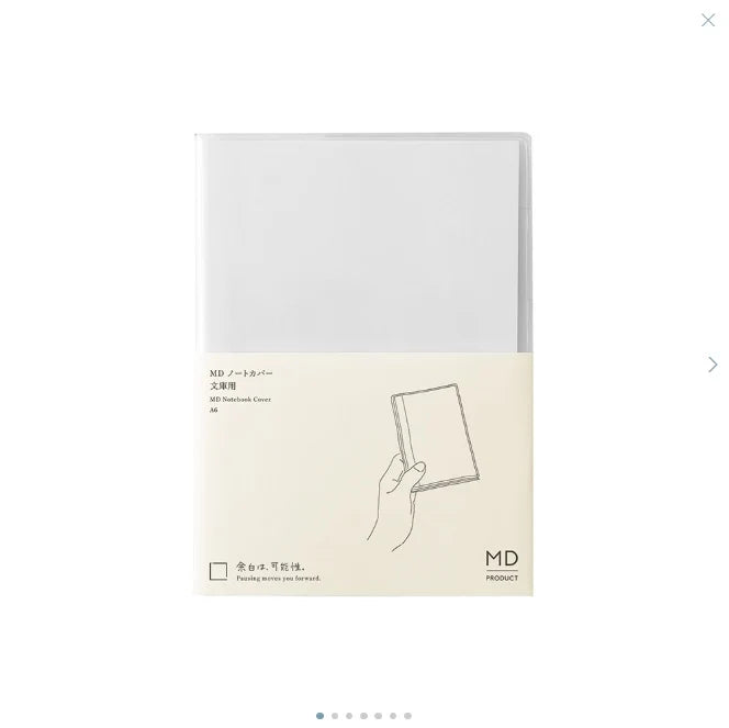 MD Notebook Cover - A6 Clear A