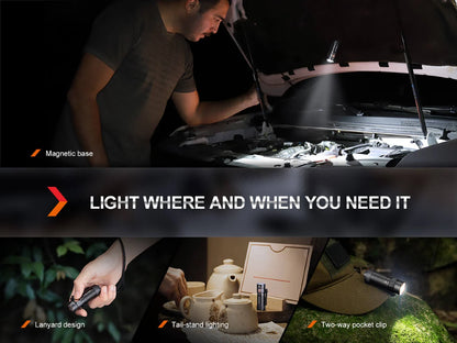 E18R v2 - 1200 Lumens - Rechargeable LED Flashlight