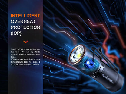 E18R v2 - 1200 Lumens - Rechargeable LED Flashlight