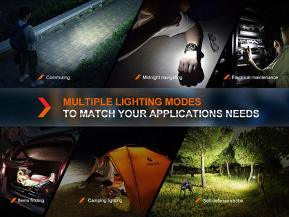 E18R v2 - 1200 Lumens - Rechargeable LED Flashlight