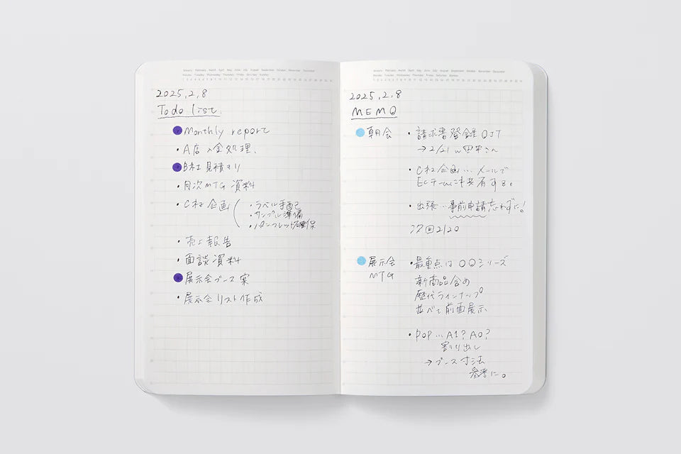 365 Day Notebook - A6 Slim - Grid